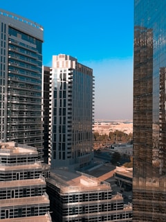 Appartementgebouwen in downtown Abu Dhabu