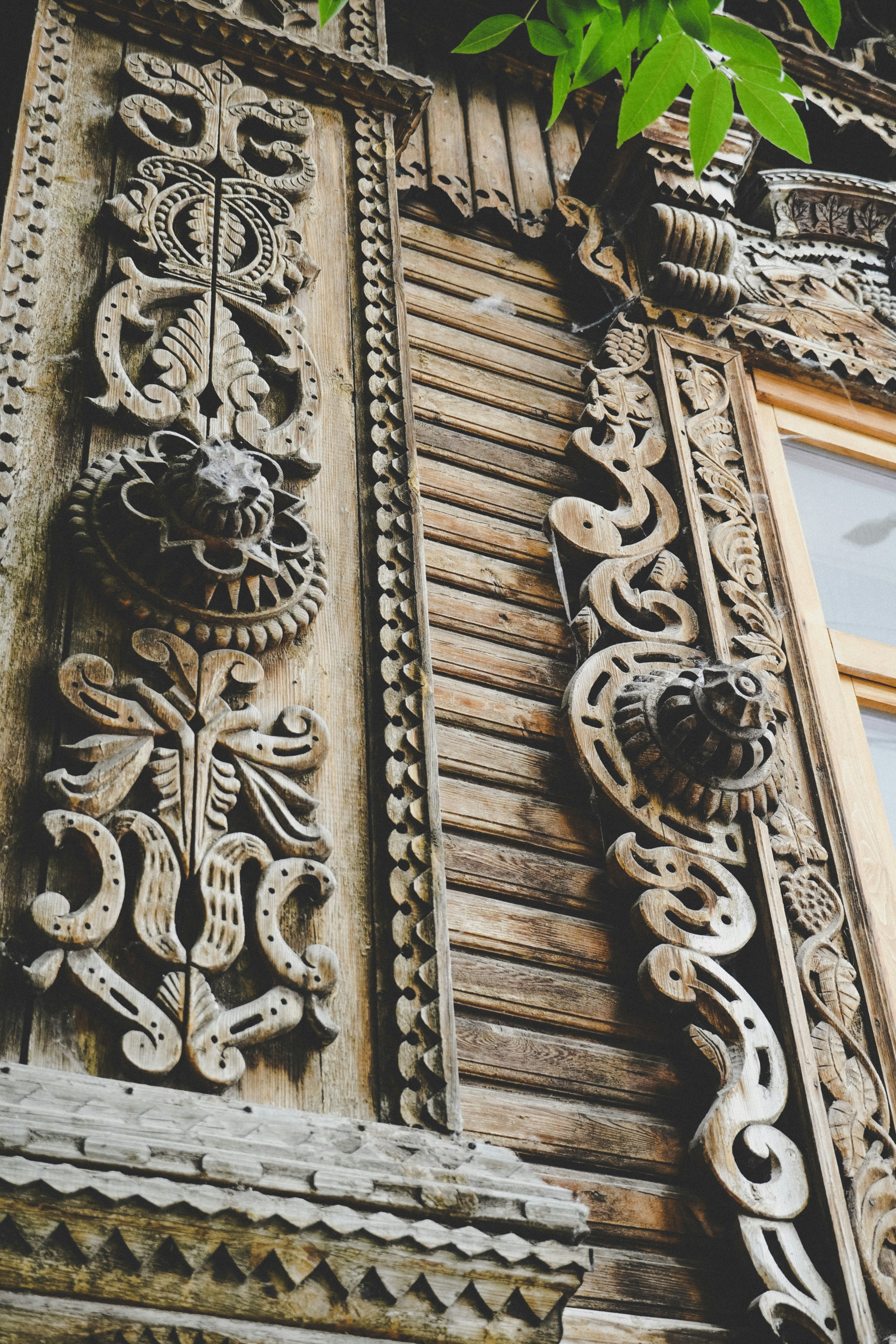 black and white wooden door