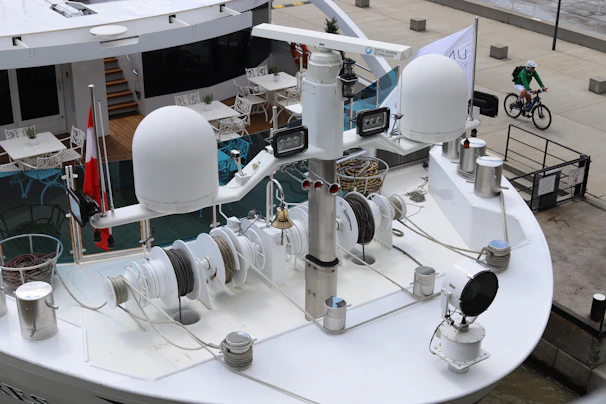 white and black robot toy