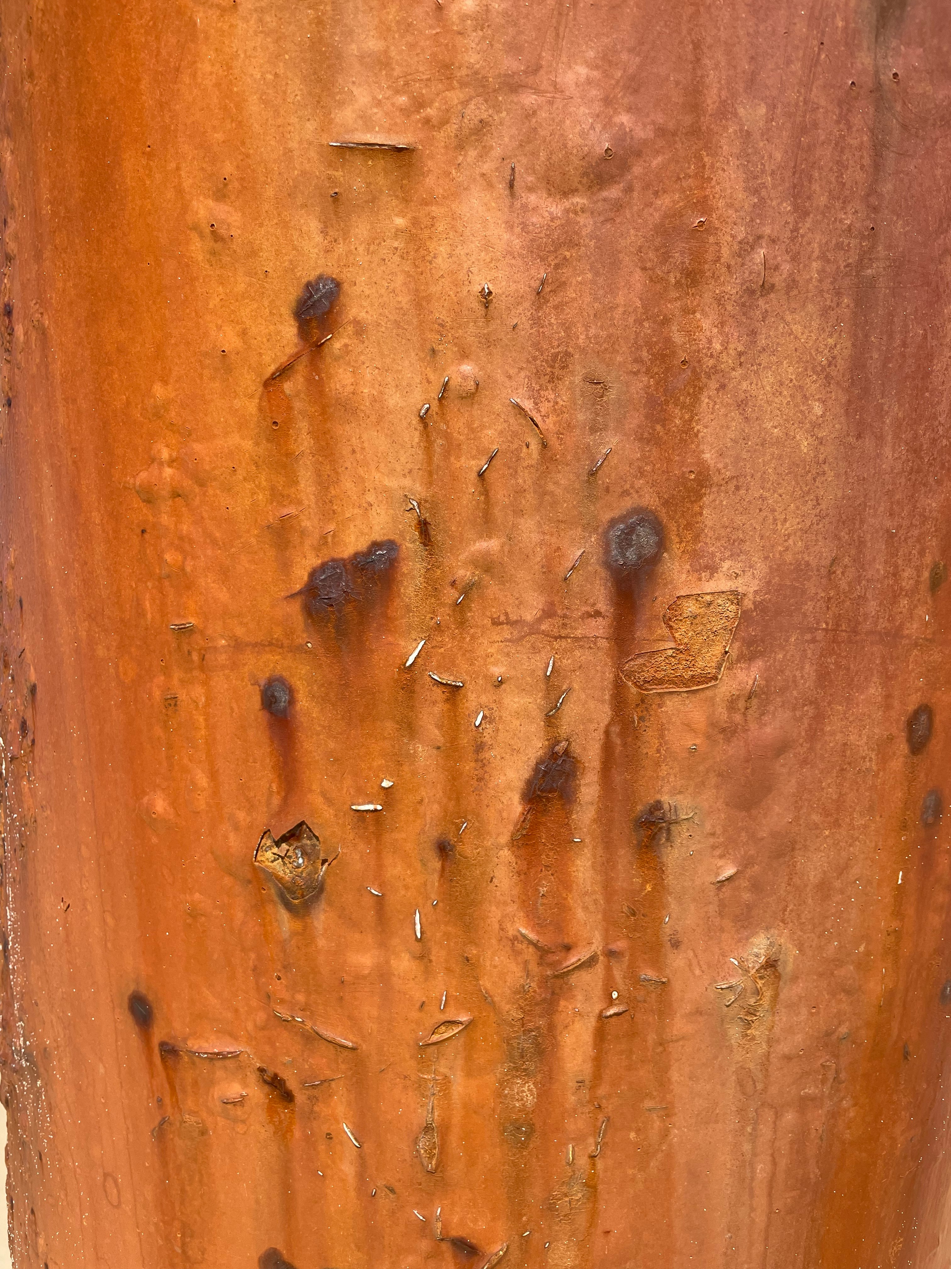 brown wooden door with water droplets