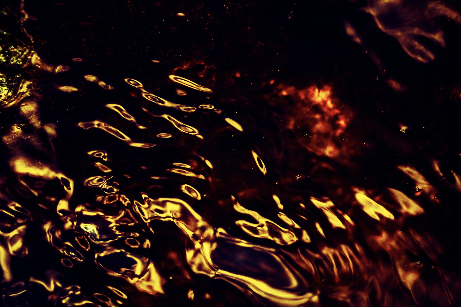 yellow and black abstract painting