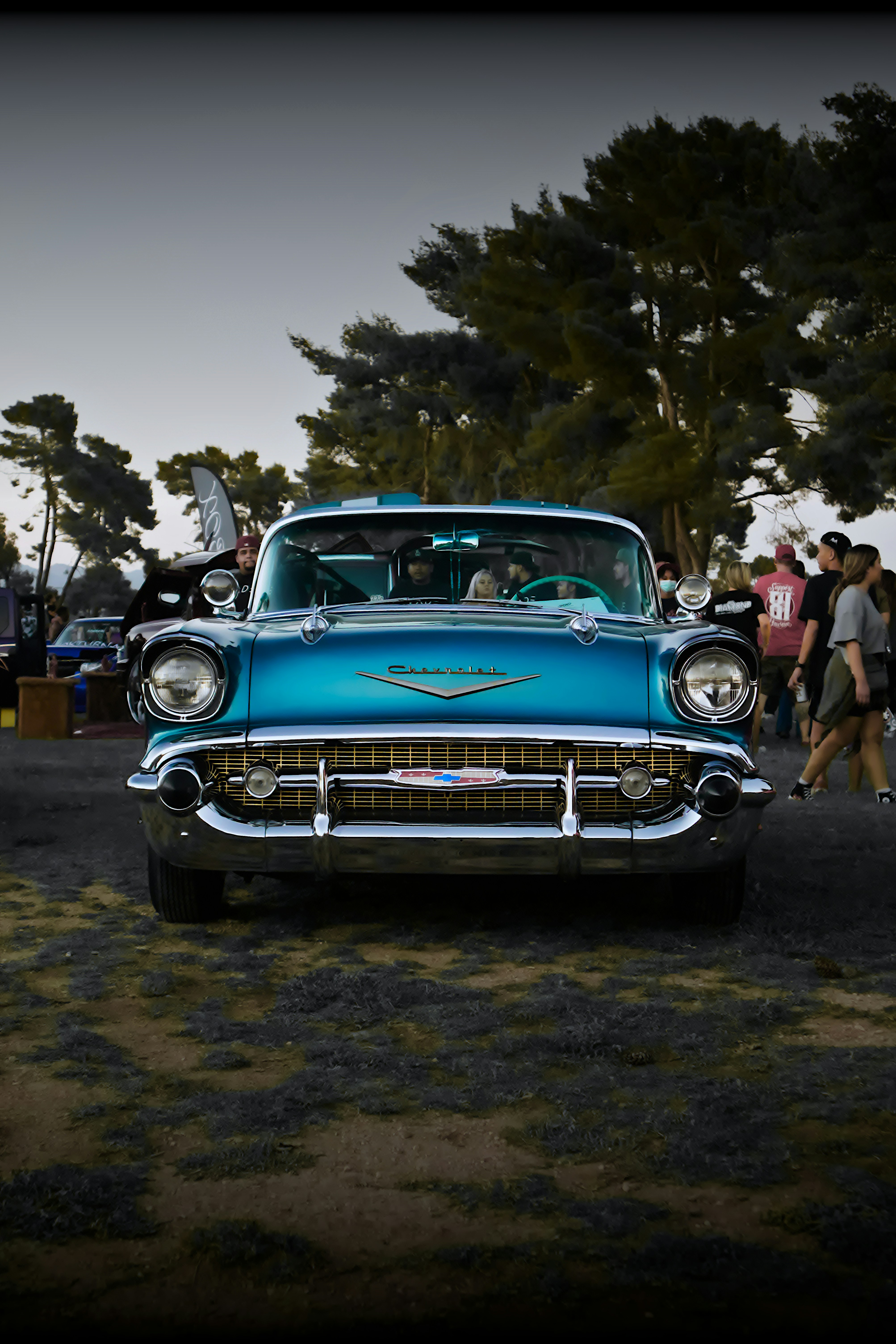 Blue classic car on road during daytime photo – Free Car Image on Unsplash