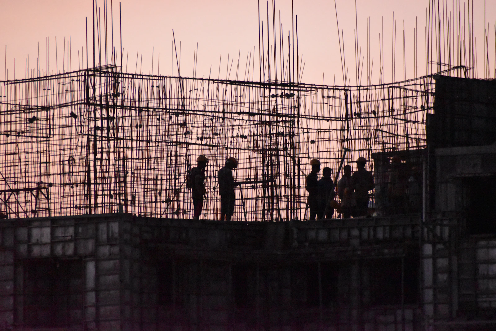 Superstructure at Dusk - Construction Updates at The Lutyens Mohali