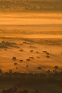 Misty Mountain Reflection