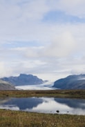 A serene landscape of Glacier Park reflecting tranquility.
