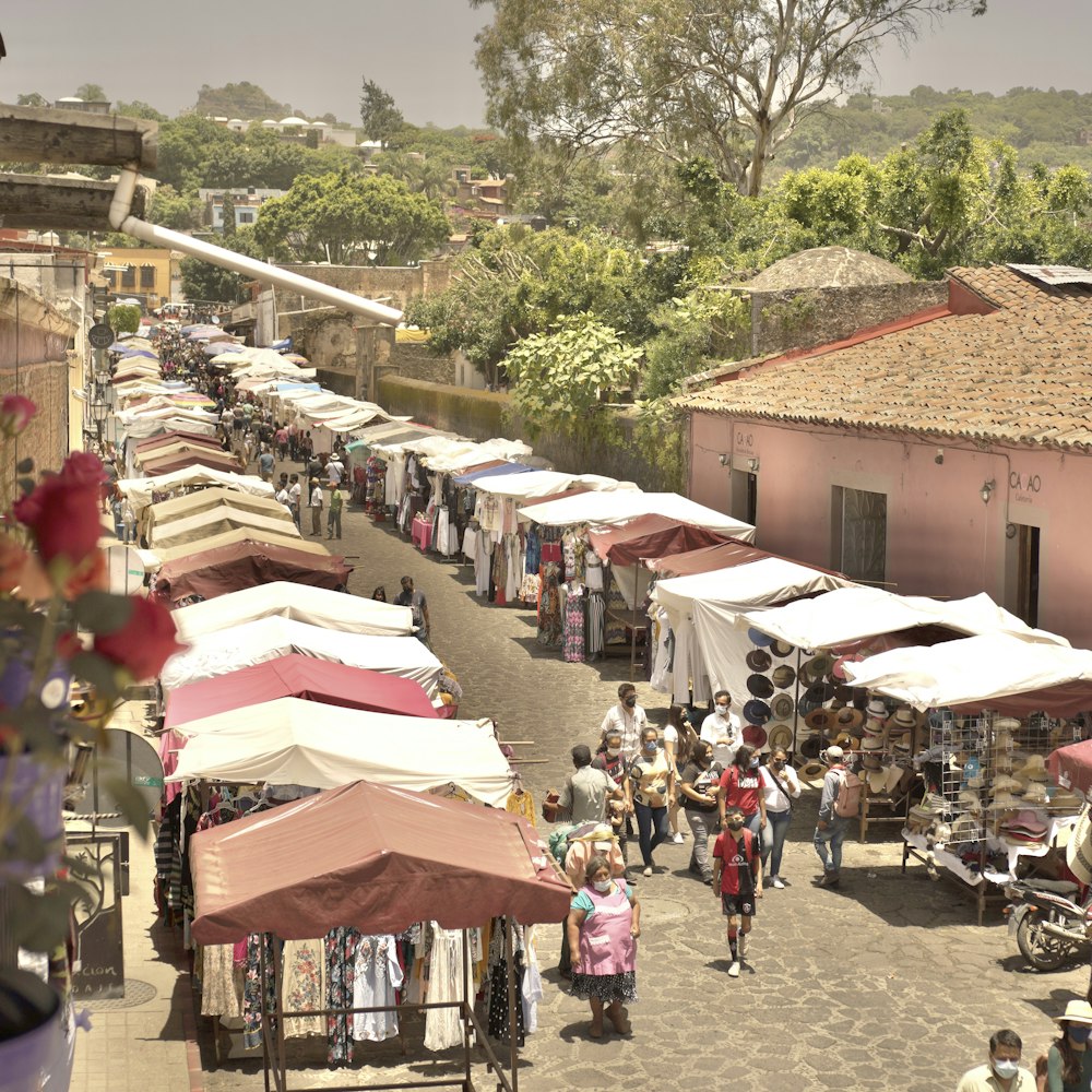 people walking on street during daytime