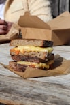 burger with cheese and lettuce