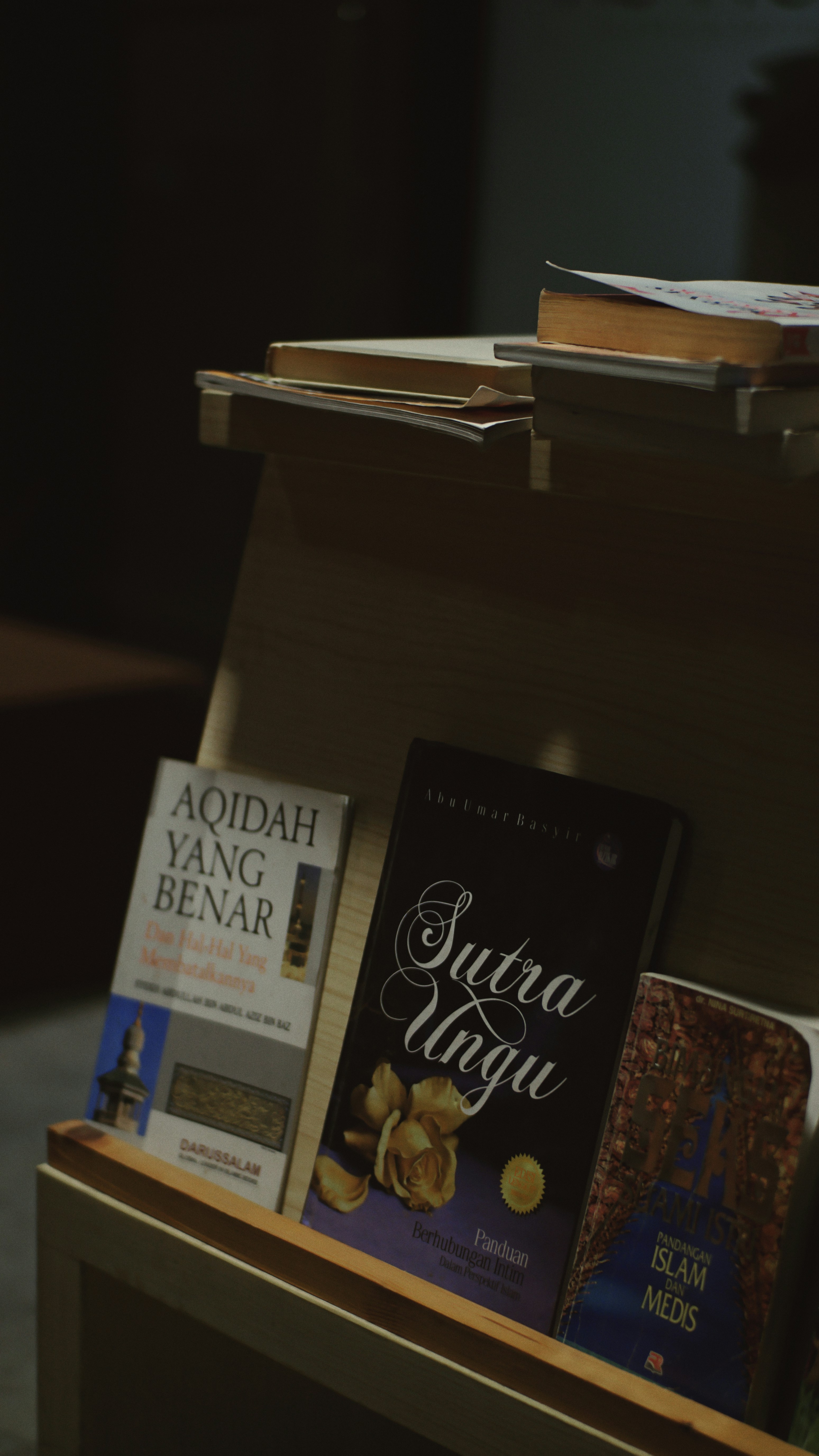a bookcase