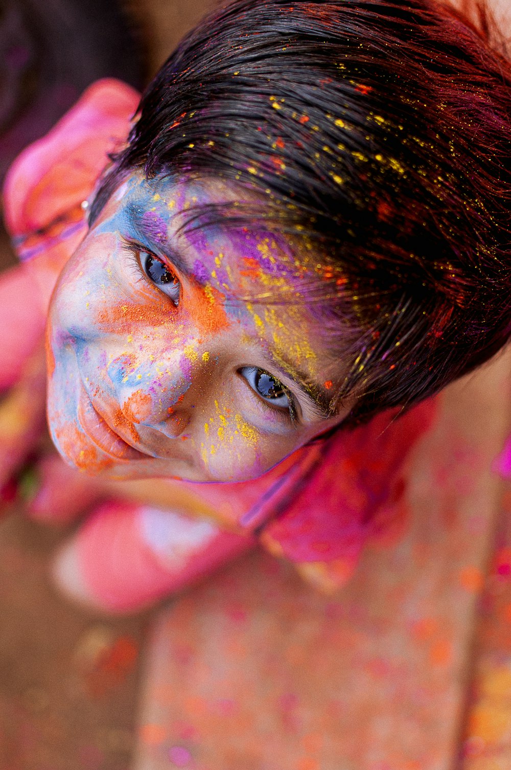 Person with red and black face paint photo – Free Mouth Image on Unsplash