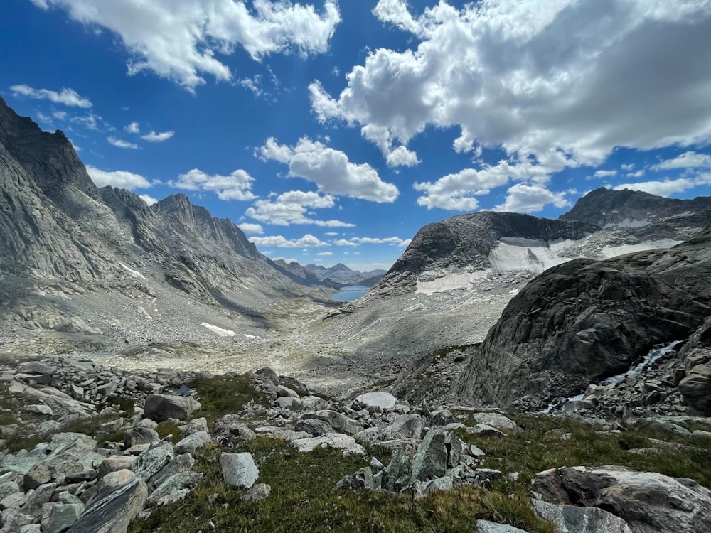 gray rocky mountain under blue sky during daytime