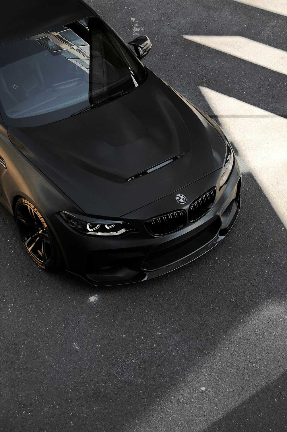 schwarzes BMW M 3 Coupé