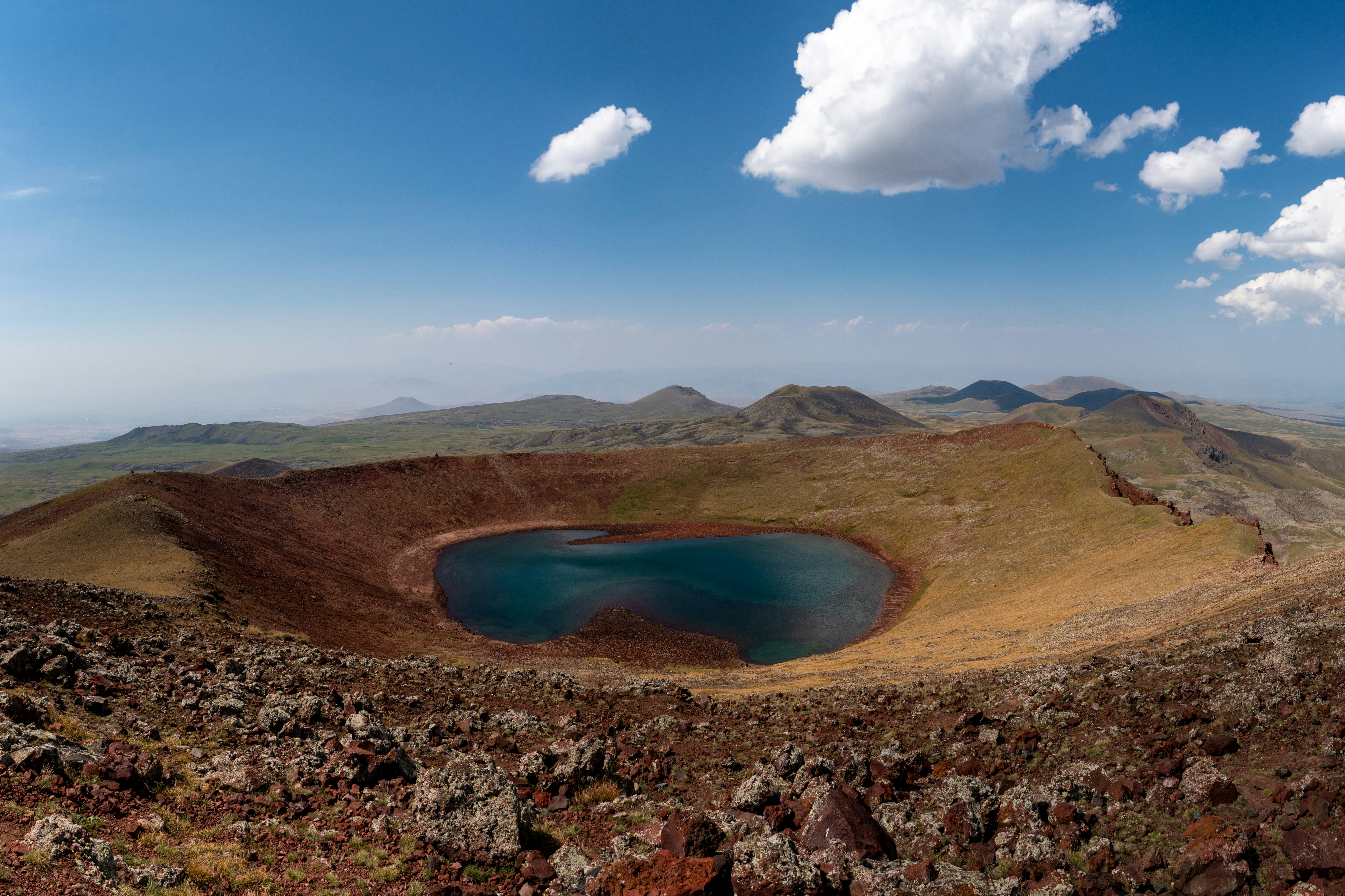 brown mountain under blue sky during daytime
