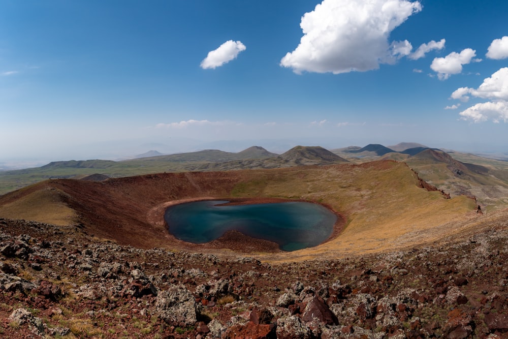 brown mountain under blue sky during daytime