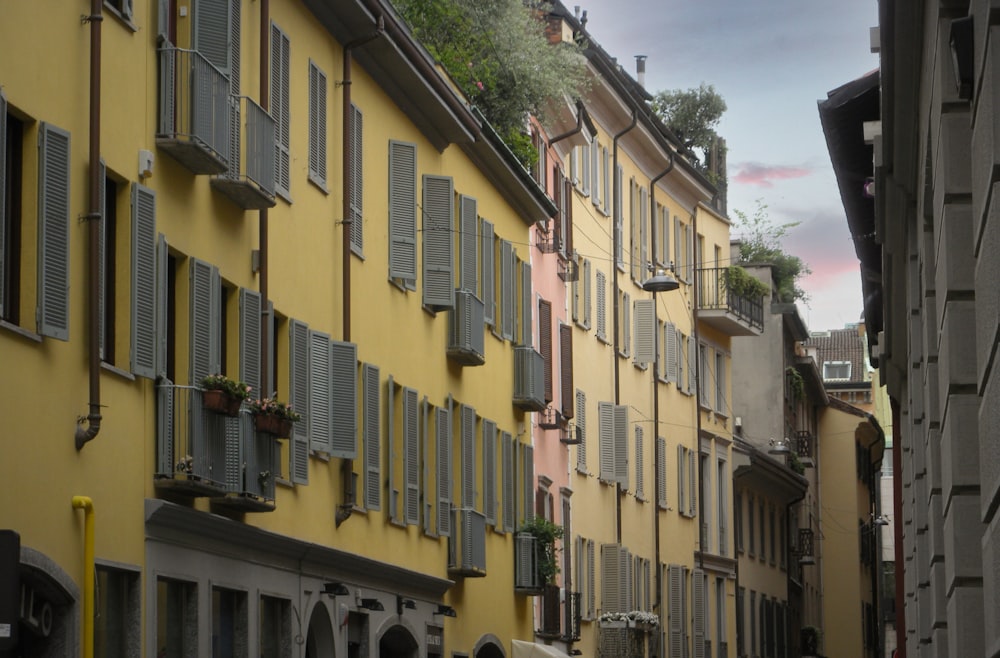 yellow concrete building during daytime