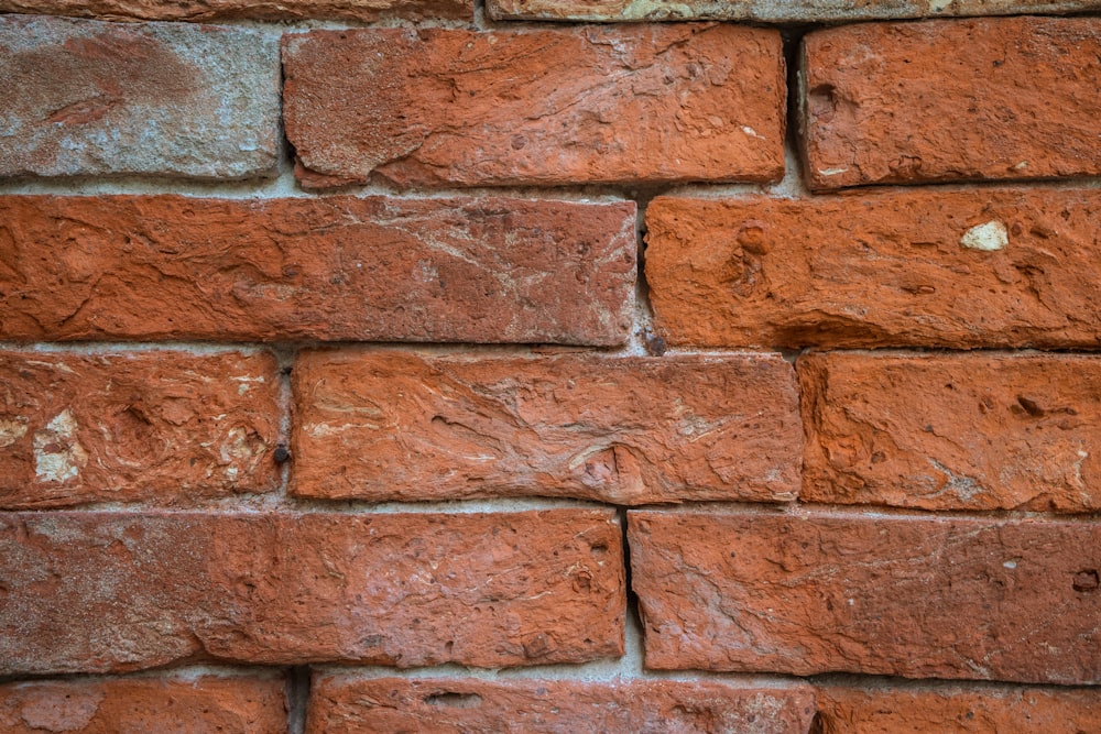 brown and gray brick wall