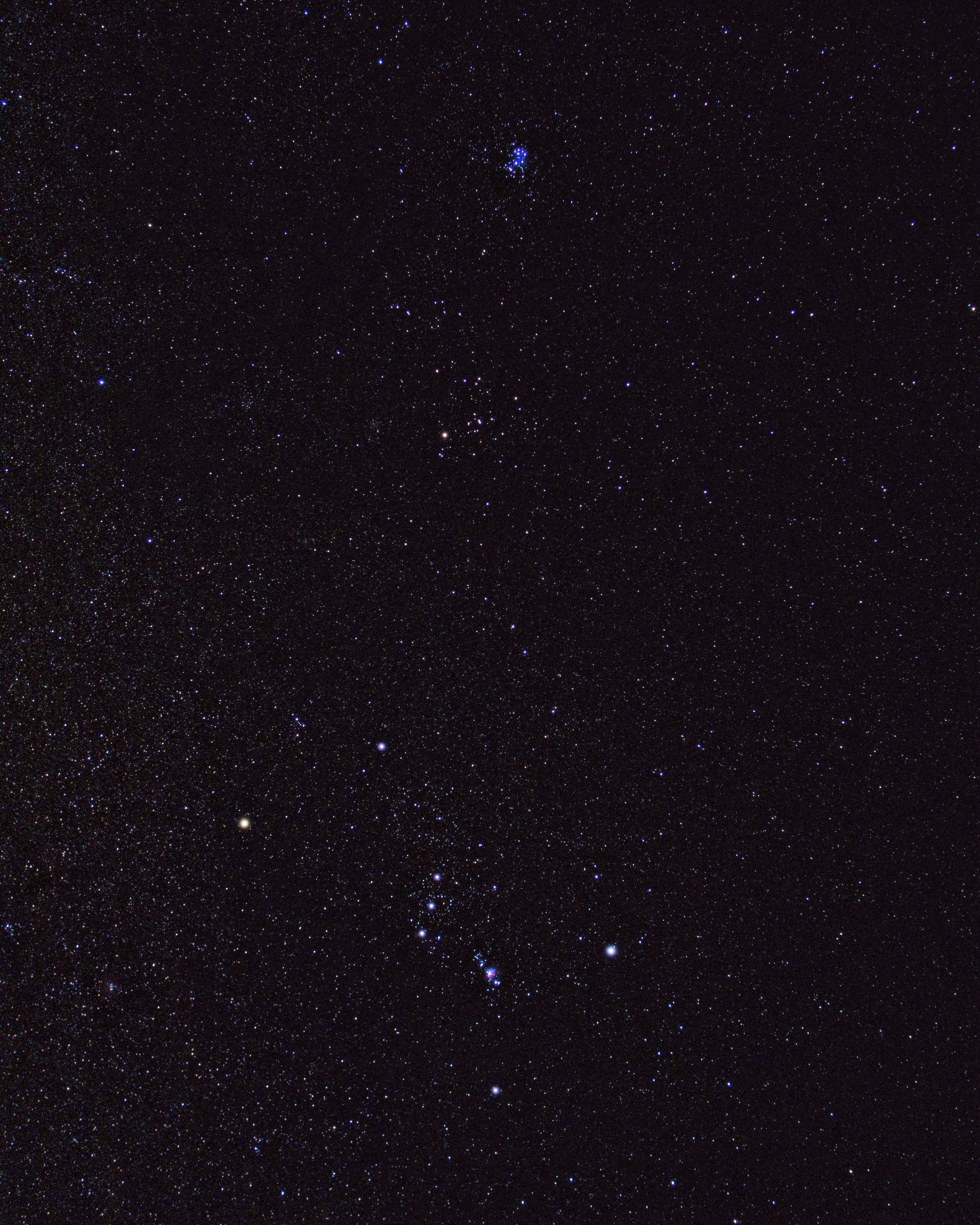 Orion and The Seven Sisters