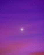 purple and blue sky with stars