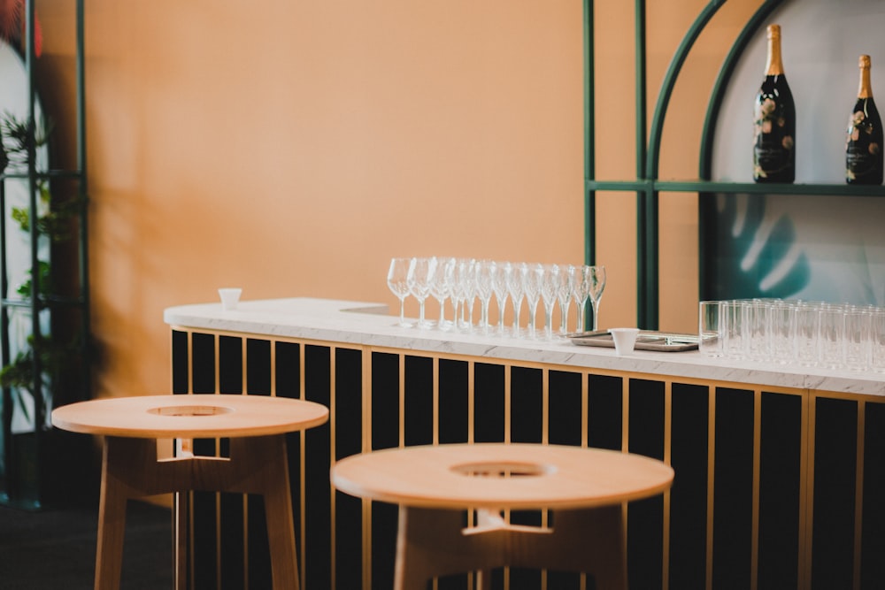 white and brown wooden table with chairs