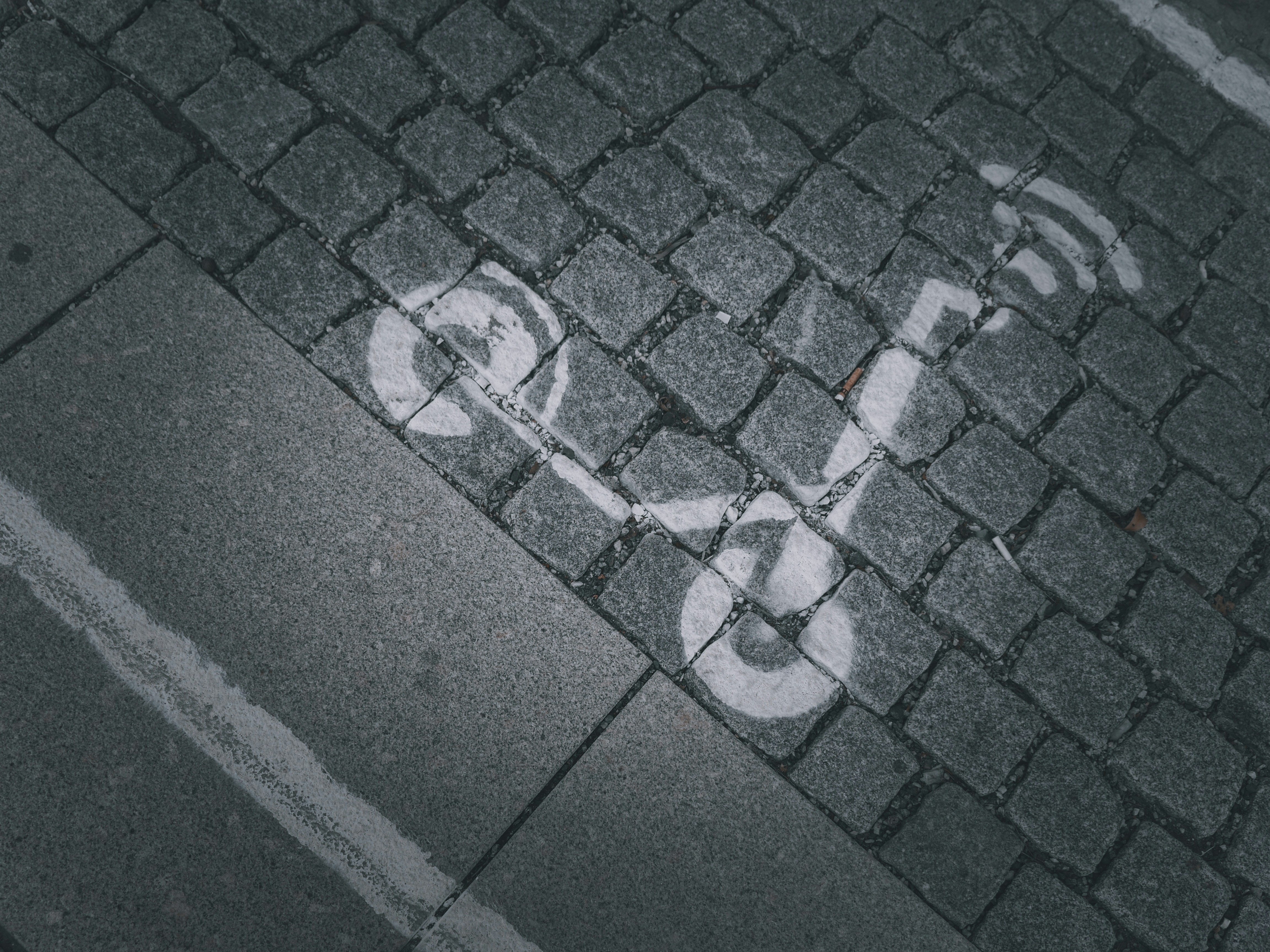 black and white floor tiles