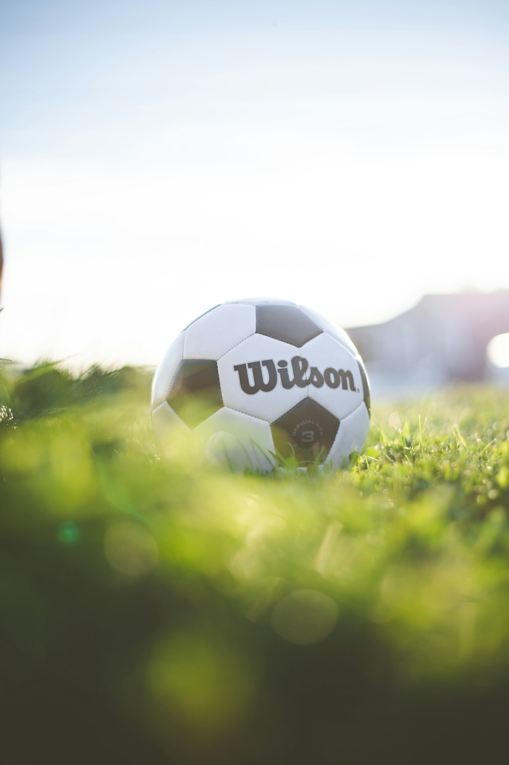 white and black soccer ball on green grass field during daytime