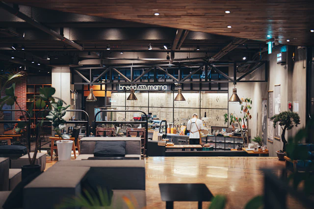 Planted Cafeteria — commercial cafeteria & pantry interior design