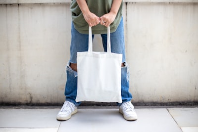 Canvas tote bag as a gift