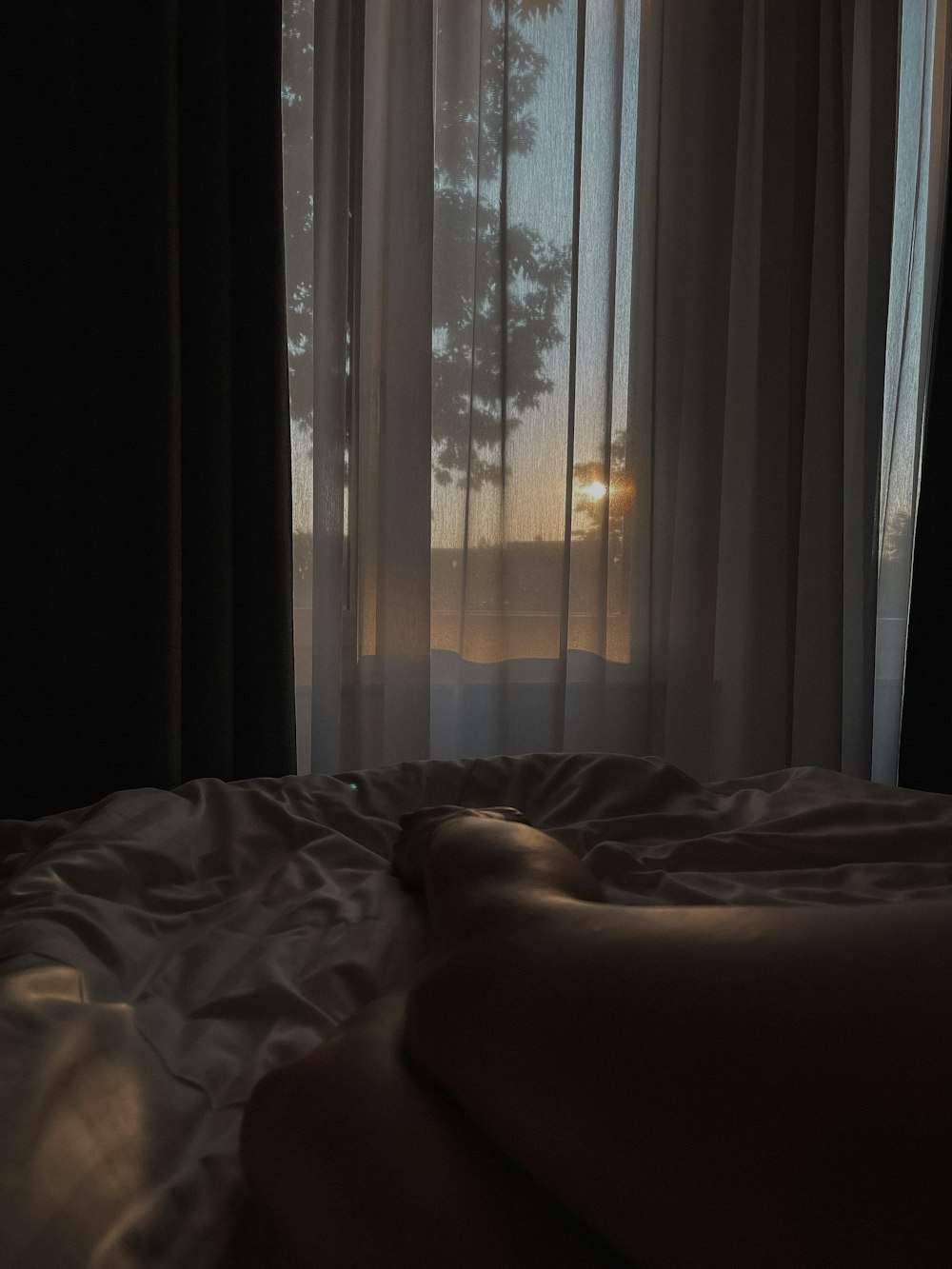 窓の近くのベッドに横たわっている人の写真 Unsplashで見つけるライトの無料写真