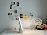 Niki’s office desk with comforting notes and a phone ready for 24/7 calls.