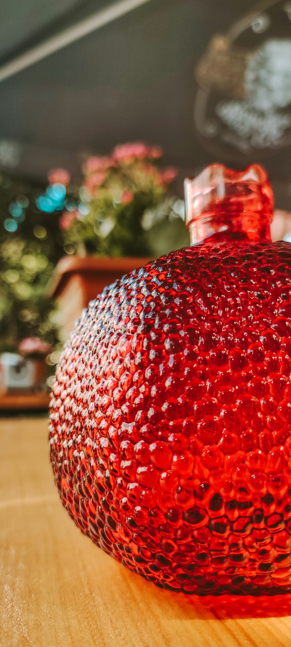 red and white christmas baubles