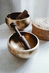 brown wooden mortar and pestle