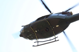 black and white helicopter with white background