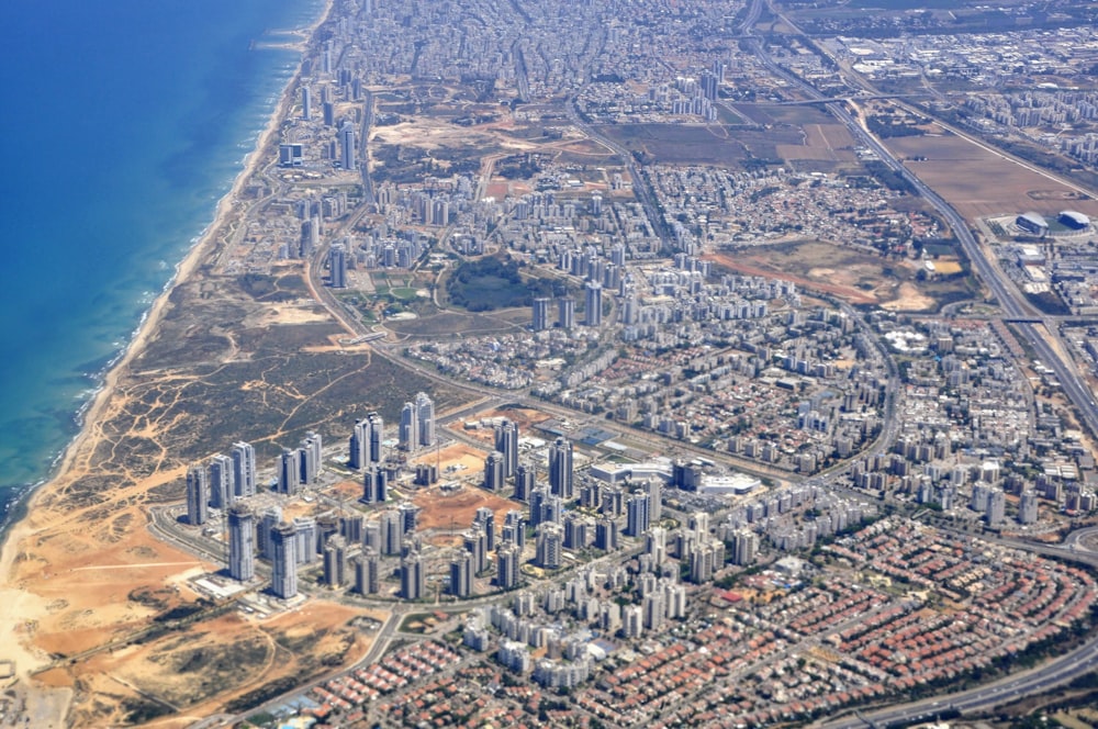 aerial view of city buildings during daytime