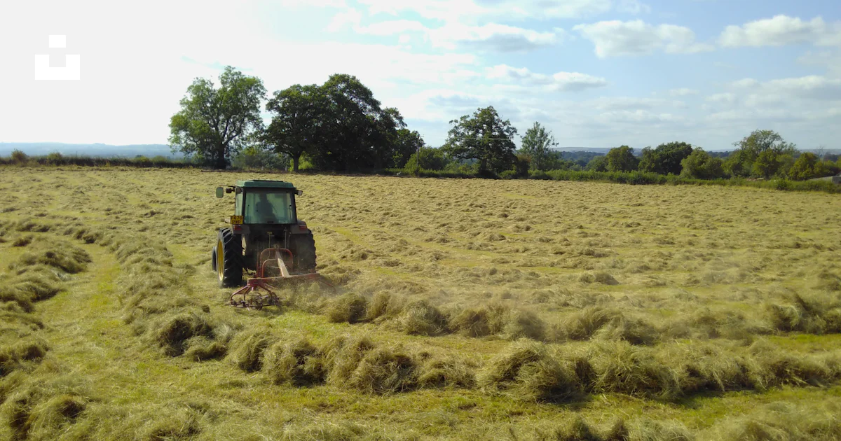 Man riding tractor on green grass field during daytime photo – Free Uk ...