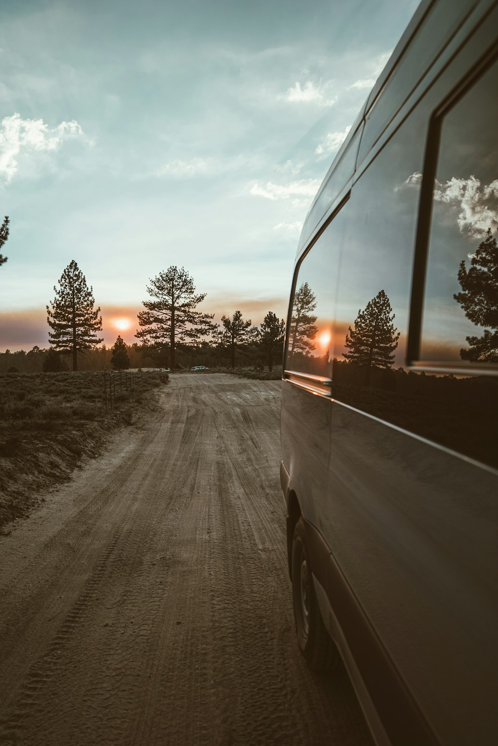 black asphalt road during sunset