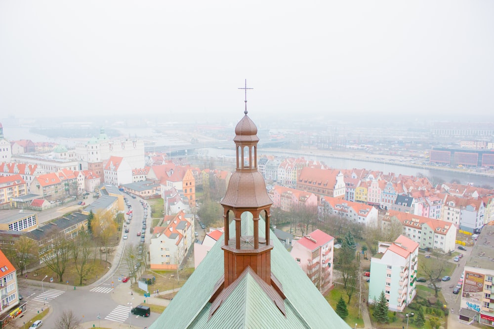 aerial view of city during daytime