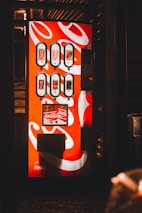red and black coca cola cherry zero soda can