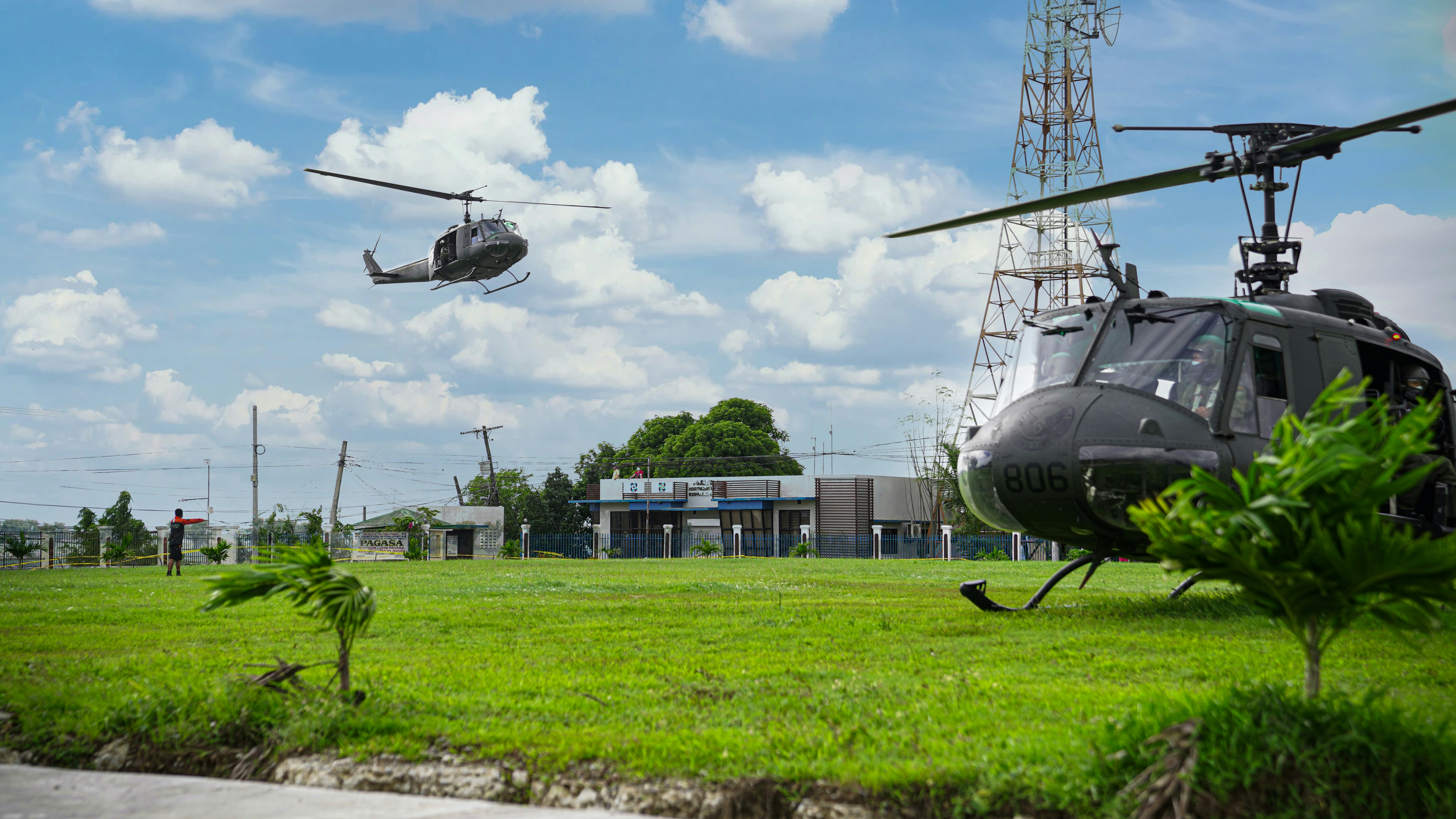 Veteran's Park Helicopter