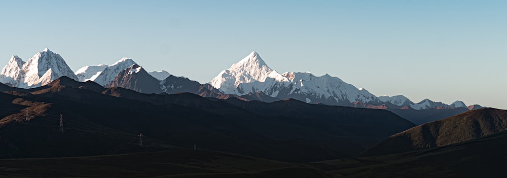 snow covered mountain under blue sky during daytime