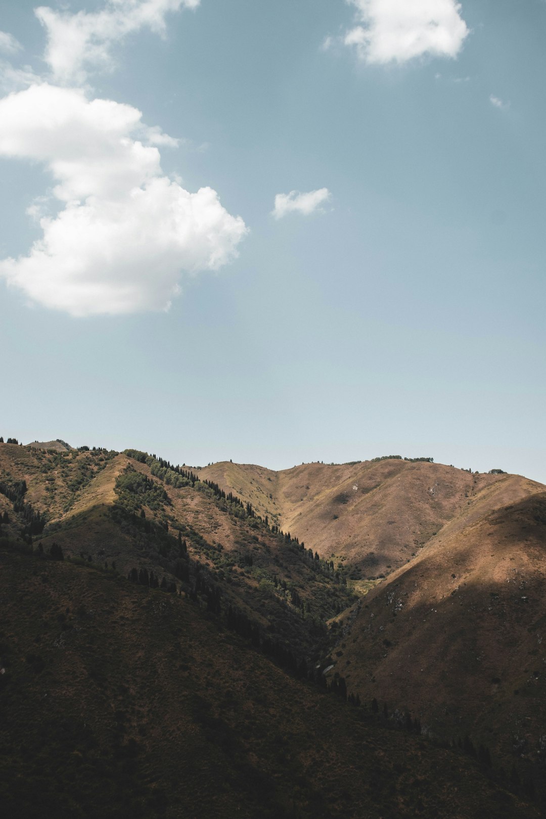 brown mountain under blue sky during daytime