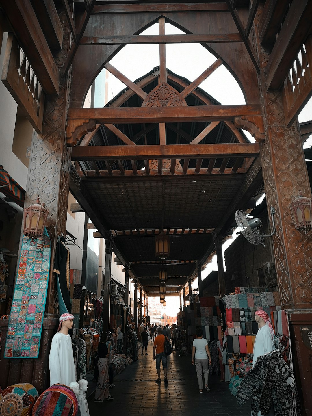 people walking on market during daytime