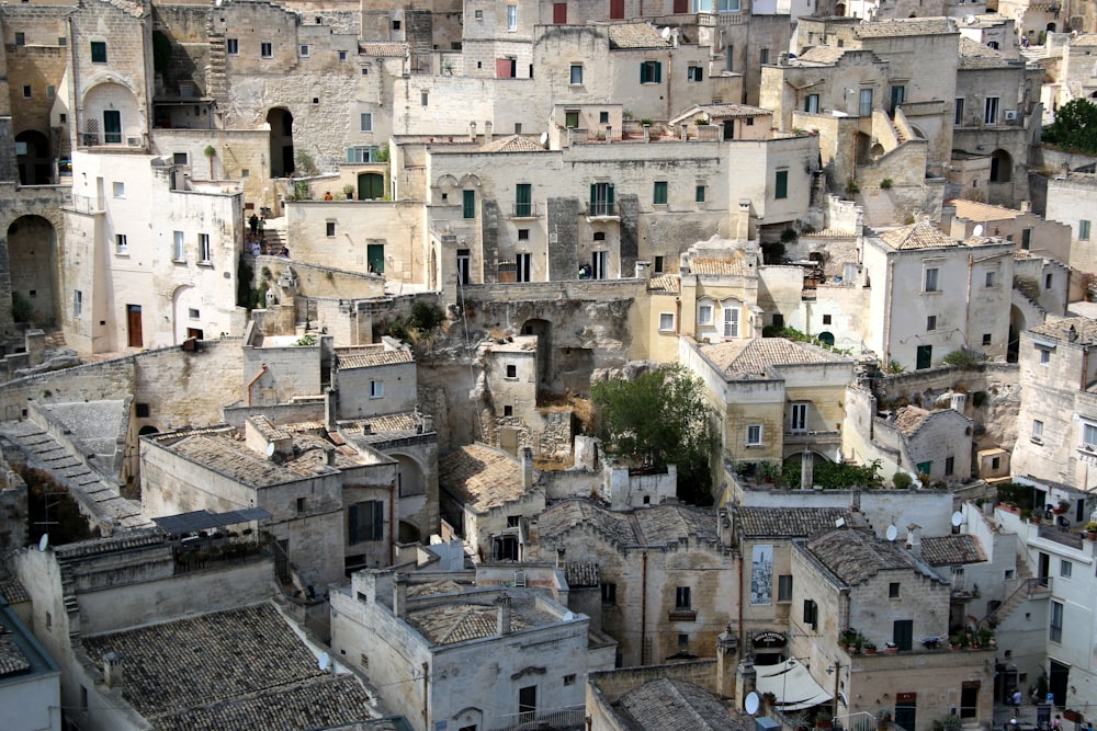 white and brown concrete houses during daytime