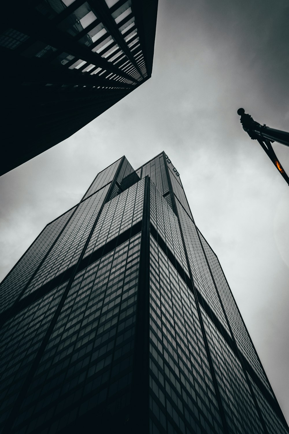 low angle photography of high rise building