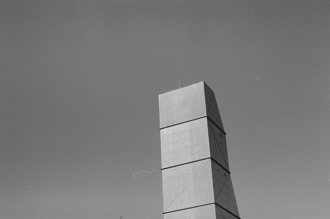 gray concrete building under gray sky