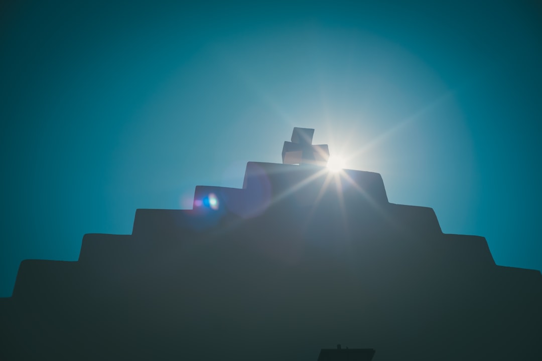 silhouette of building during daytime