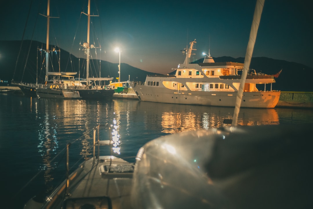 white and black ship on dock during daytime