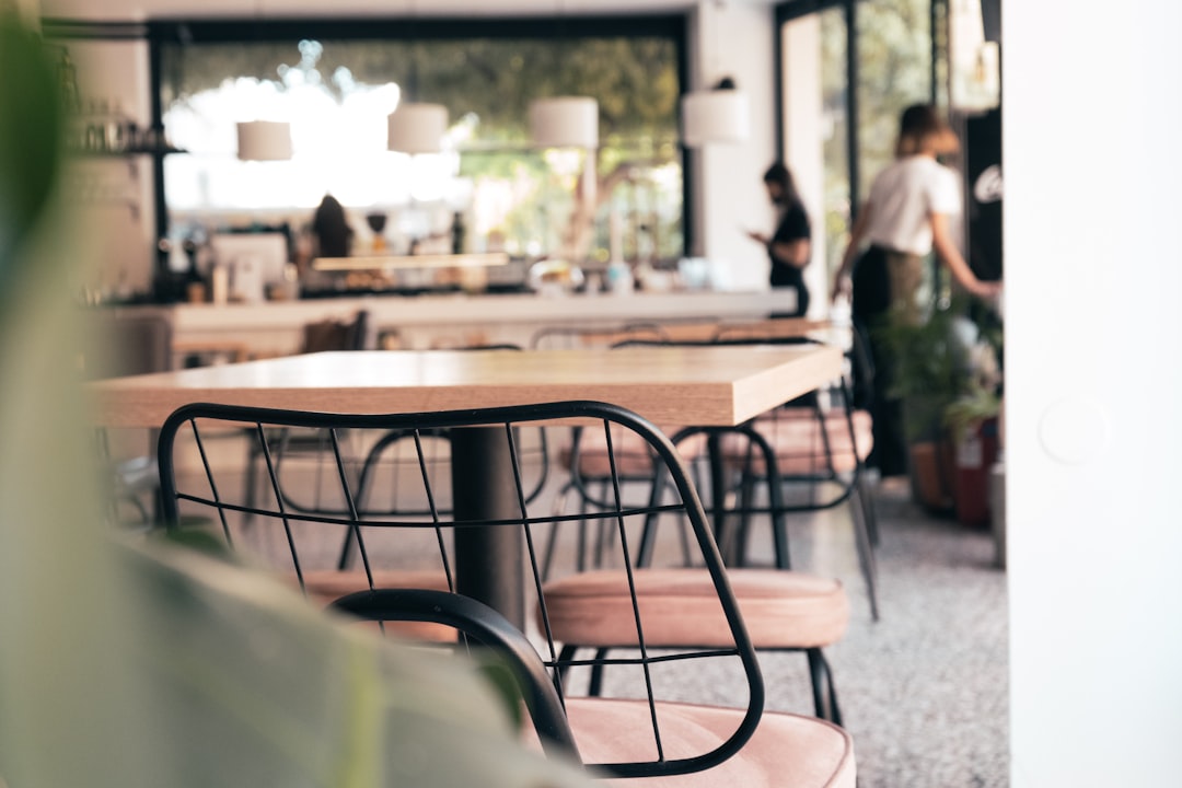 brown wooden table and chairs