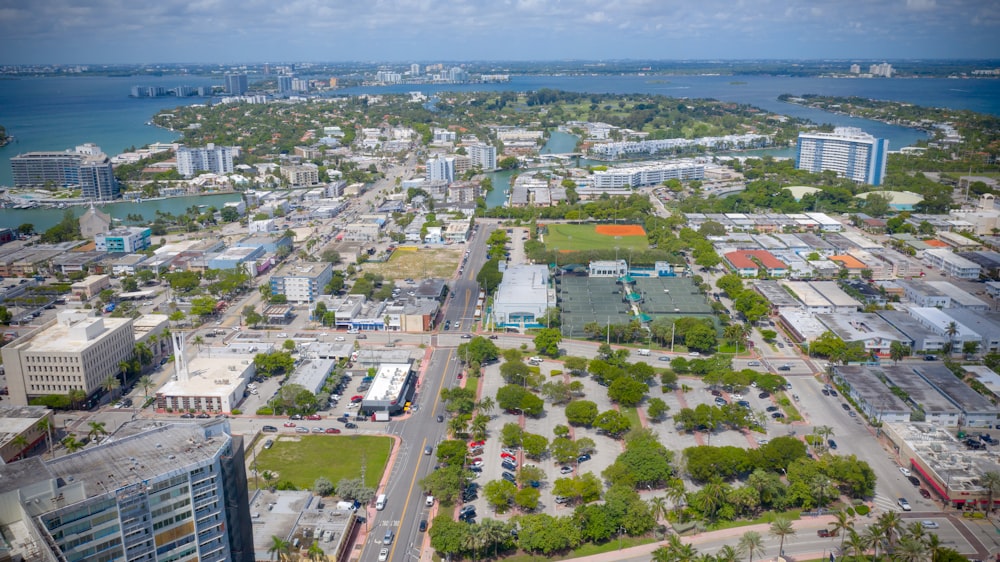 aerial view of city buildings during daytime