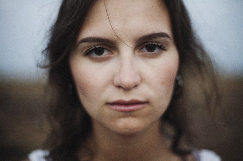 Senior woman taking a casual selfie