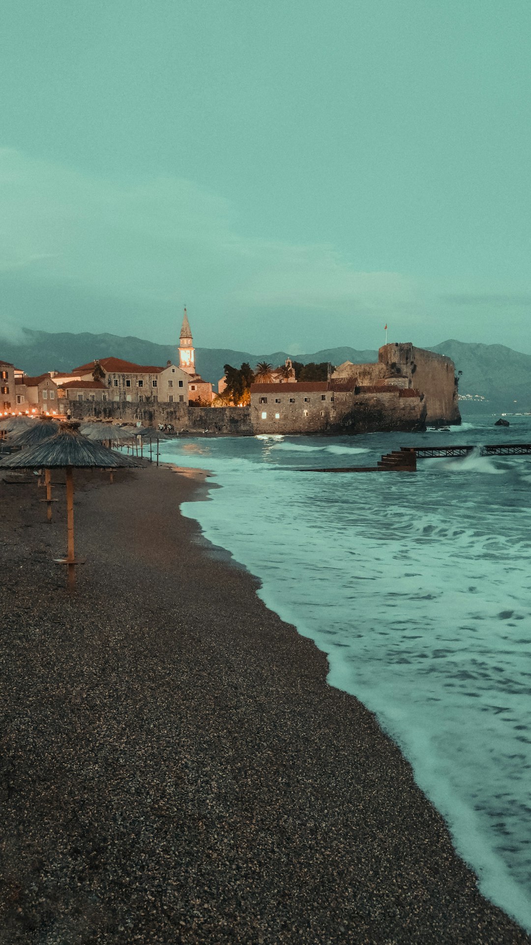 Coastal and oceanic landforms photo spot Budva Sveti Stefan