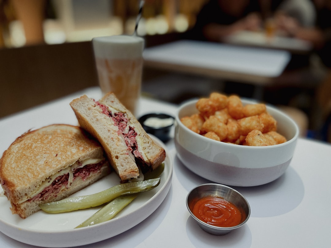 fried food on white ceramic plate